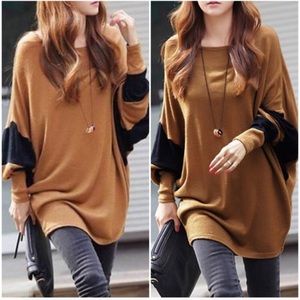• Oversized Long Sleeve Sweater
